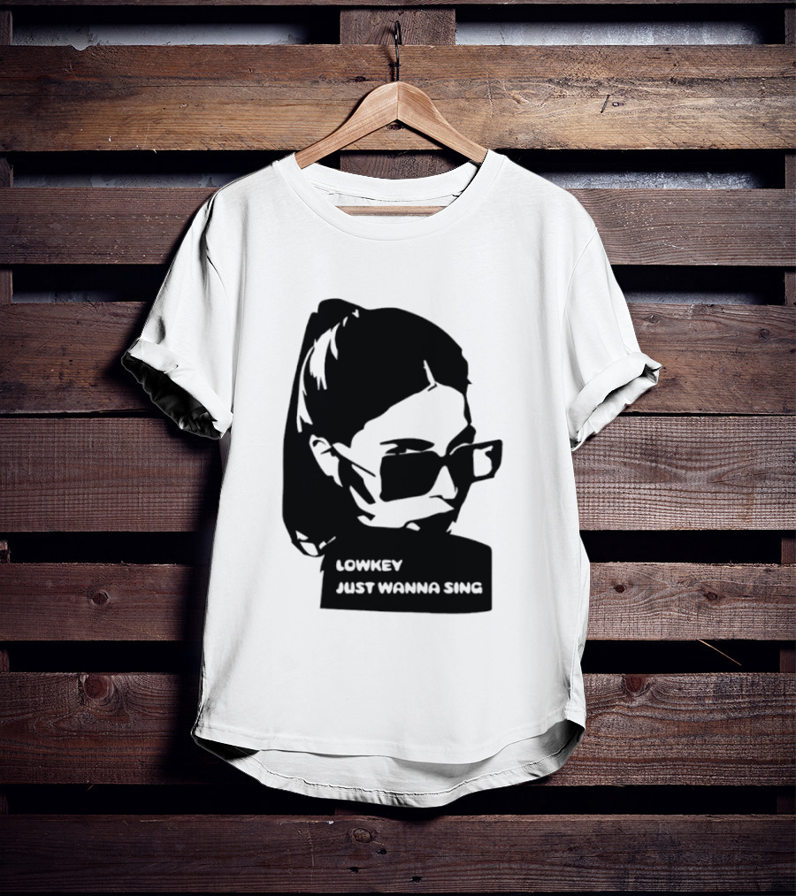 Lowkey Just Wanna Sing X Sophie Rey Sunglasses Girl T-Shirt