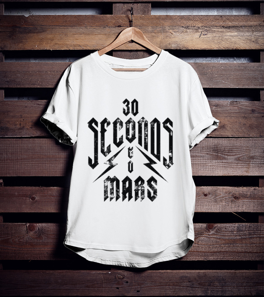 30 Seconds To Mars Lightning Bolt T-Shirt