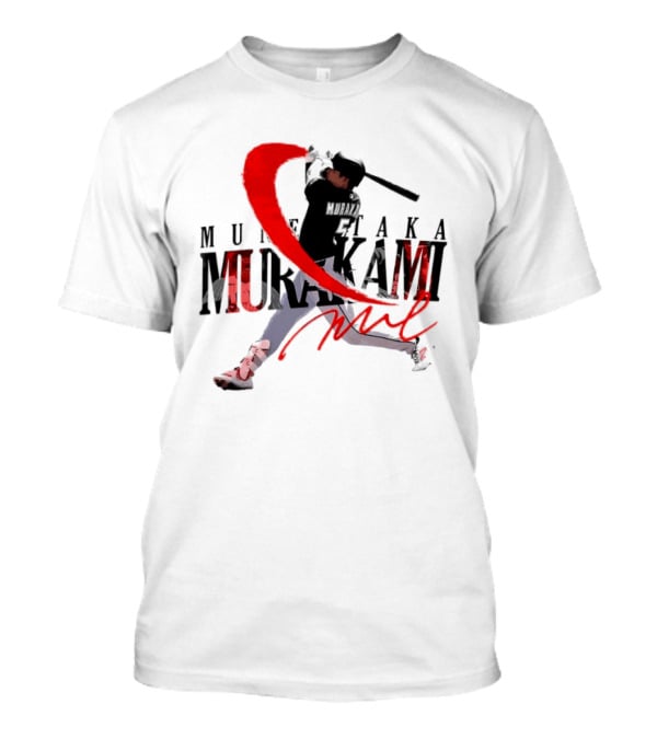 Munetaka Murakami Baseball Player Red Swing T-Shirt