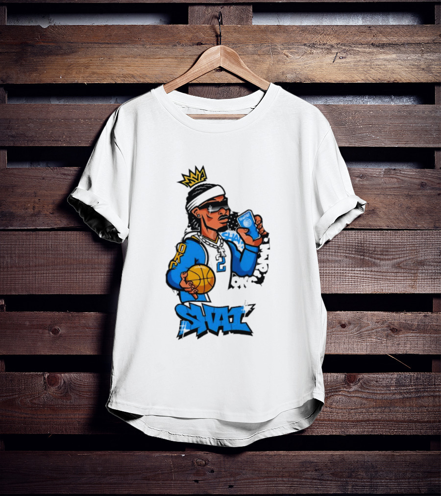 Shai Gilgeous Alexander OKC Crown Basketball Graphic SGA T-Shirt