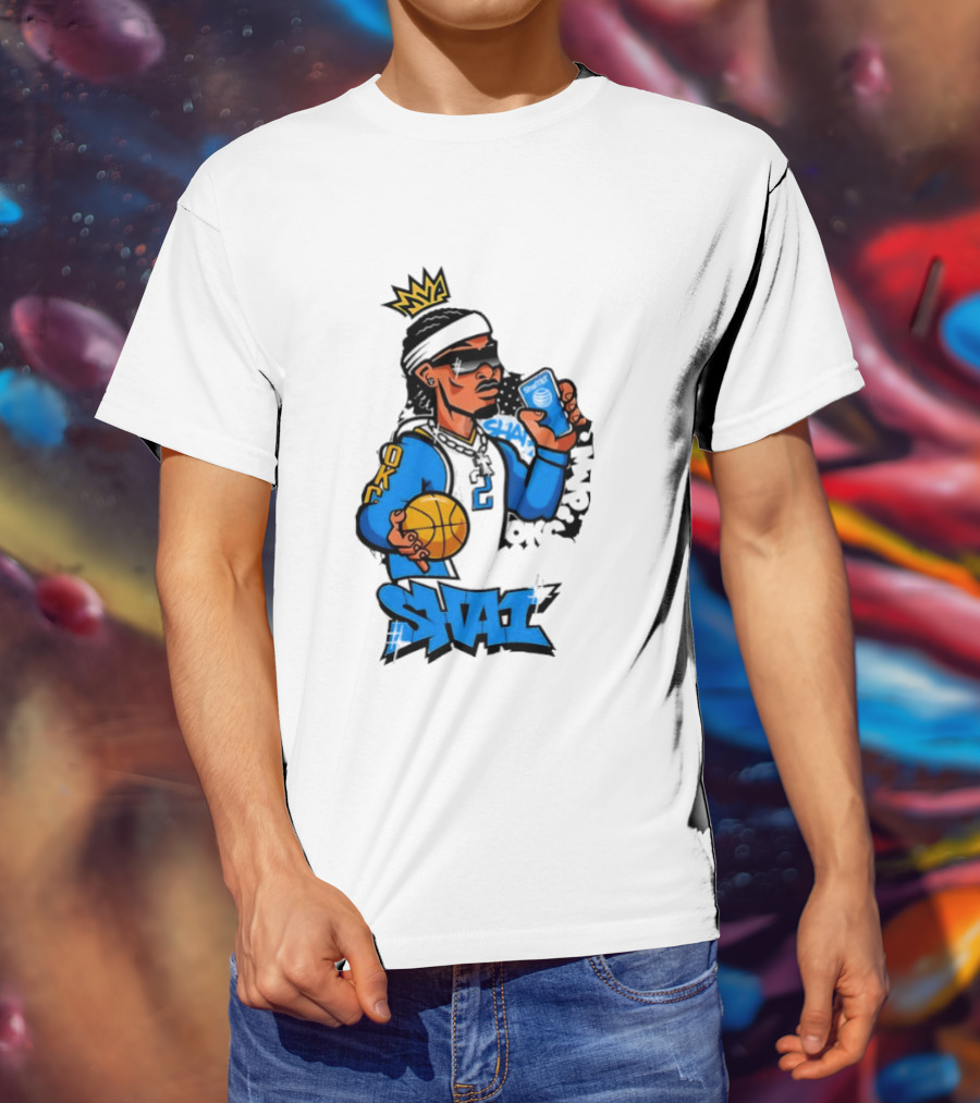 Shai Gilgeous Alexander OKC Crown Basketball Graphic SGA T-Shirt