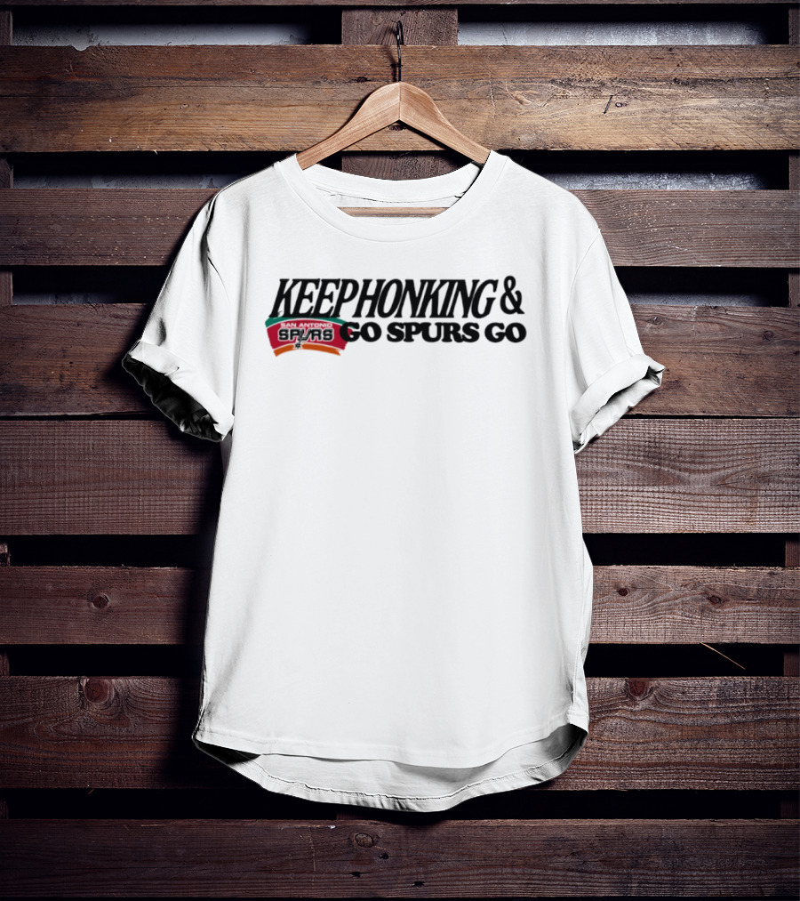 Keephonking San Antonio Spurs Go Spurs Go Sports Fan Spirit Meme T-Shirt