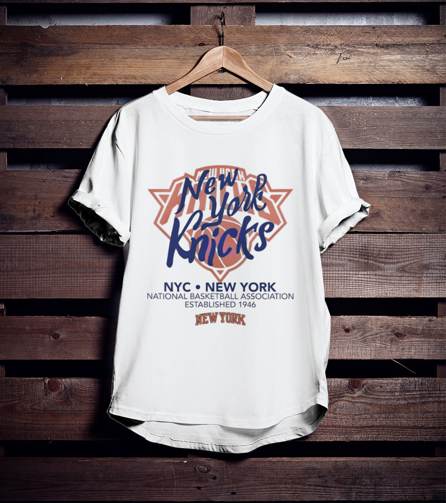 New York Knicks NYC NBA Established 1946 T-Shirt