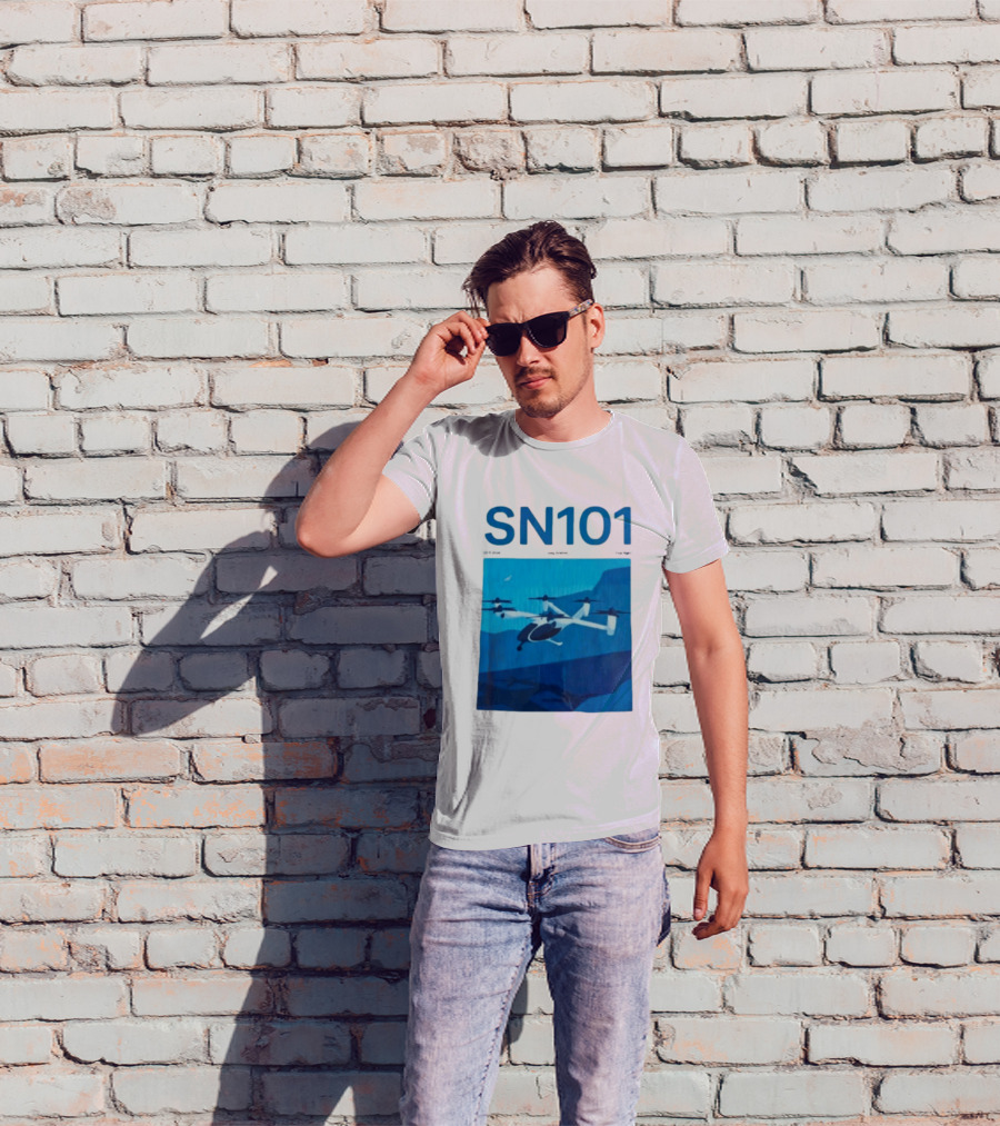 SN101 Joby Aviation First Flight Electric Air Taxi Innovation T-Shirt