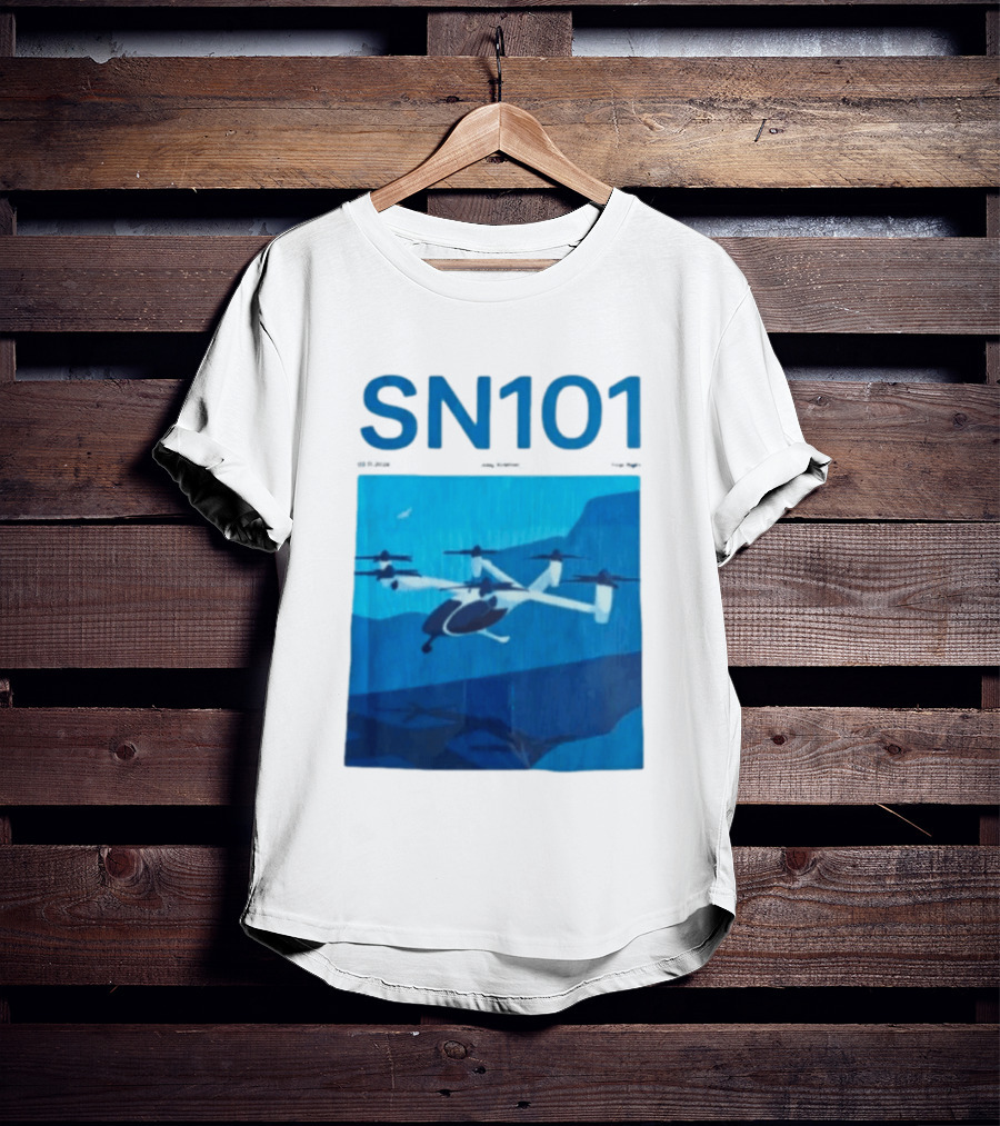SN101 Joby Aviation First Flight Electric Air Taxi Innovation T-Shirt