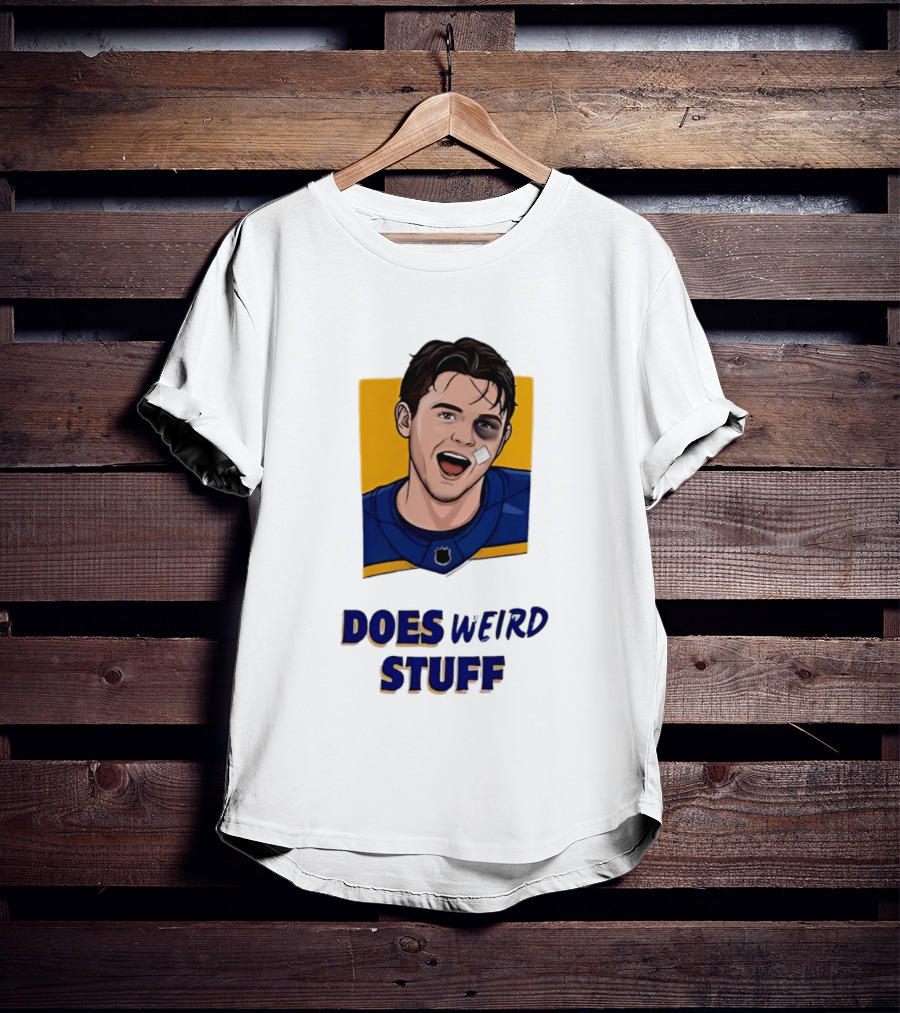 Buffalo Sabres Zach Benson Does Weird Stuff T-Shirt