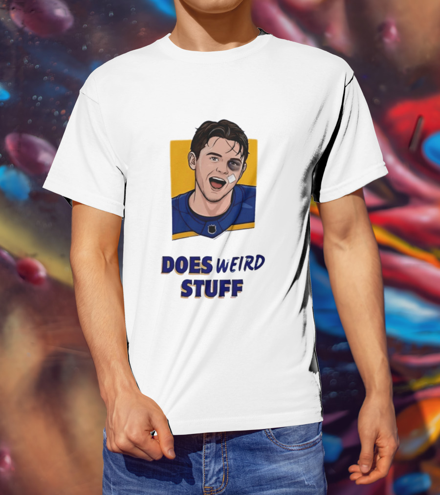 Buffalo Sabres Zach Benson Does Weird Stuff T-Shirt
