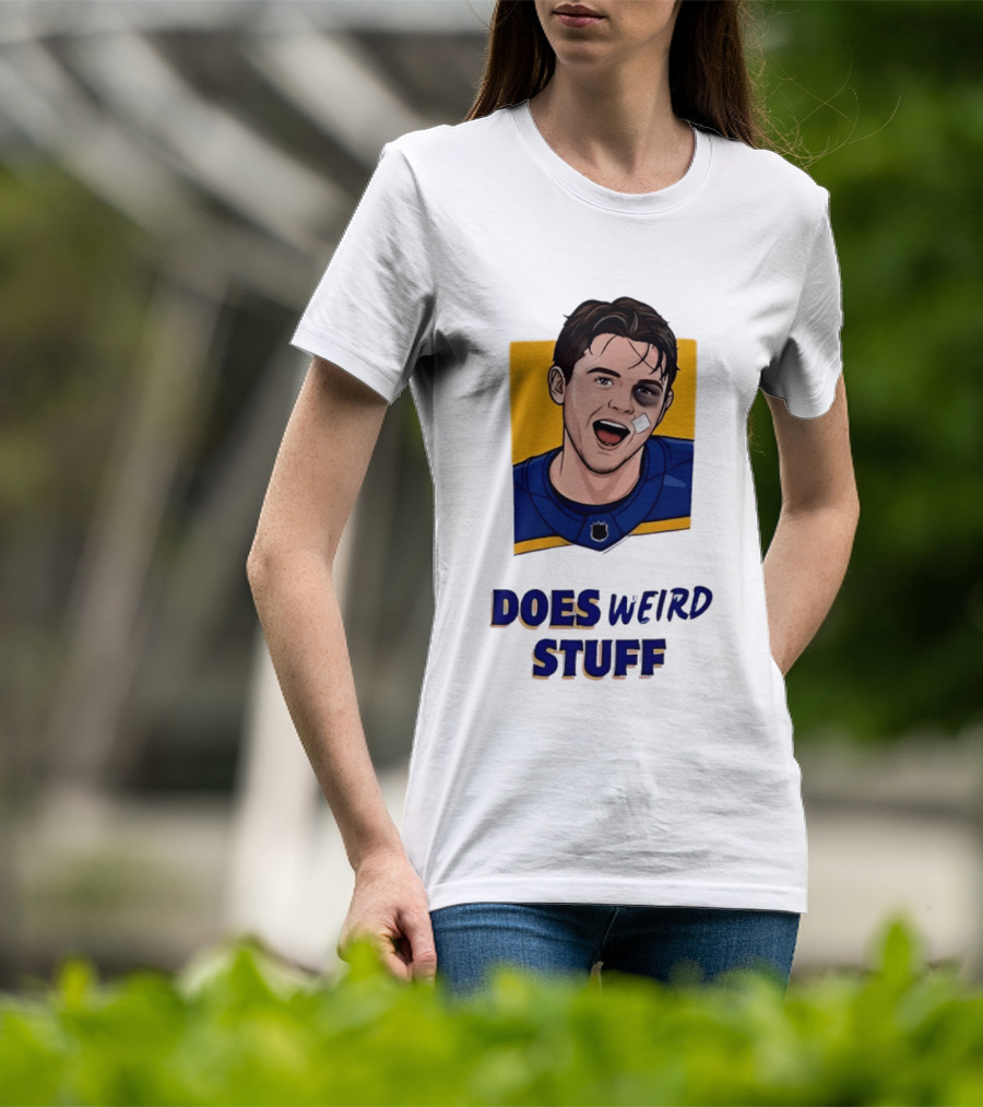 Buffalo Sabres Zach Benson Does Weird Stuff T-Shirt