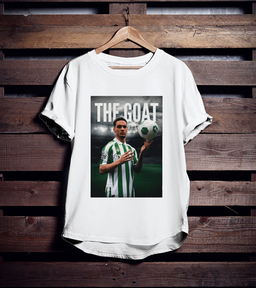 Antony Real Betis FC The Goat Soccer 2026 T-Shirt