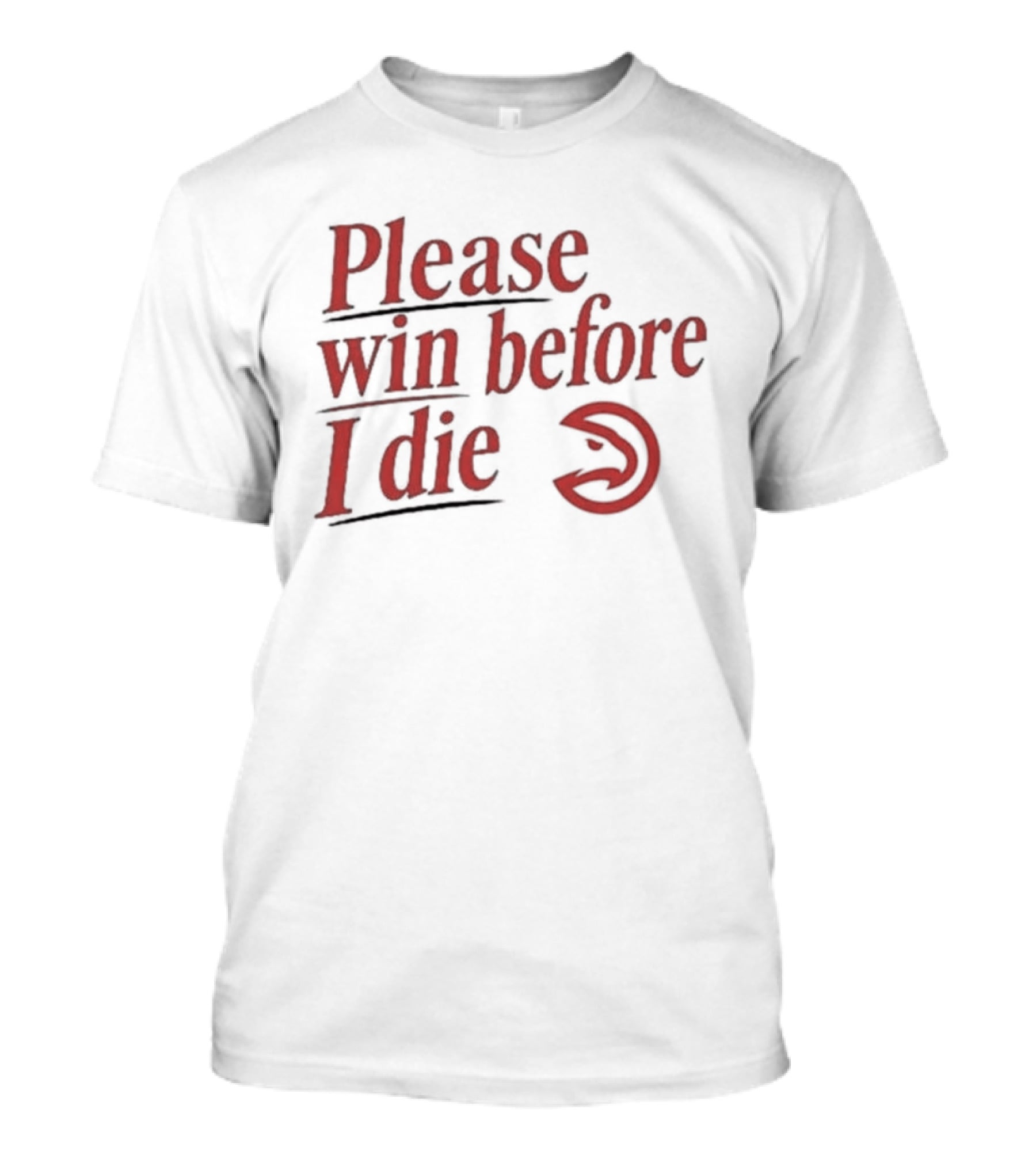 Atlanta Hawks Please Win Before I Die T-Shirt