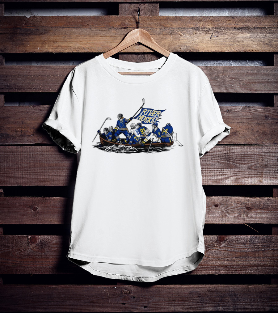 Crossing The Niagara River Hockey Buffalo Sabres USA 250th Anniversary T-Shirt
