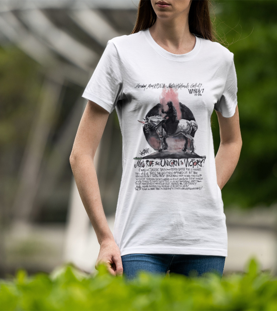 Mets Ride The Unicorn To Victory T-Shirt