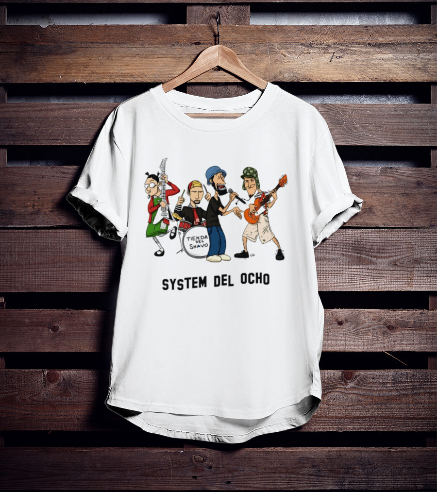 System Of A Down Tienda Shavo System Del Ocho Characters T-Shirt