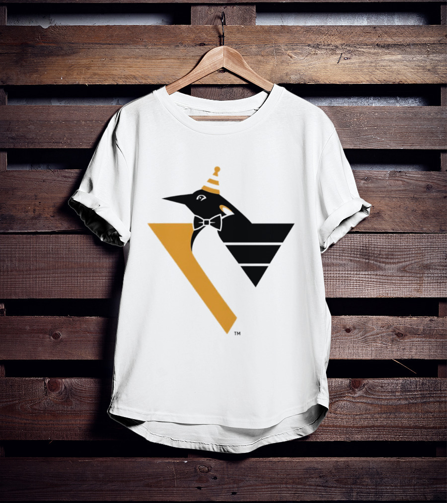 Pittsburgh Penguins Happy Birthday RoboPenguin NHL Party T-Shirt