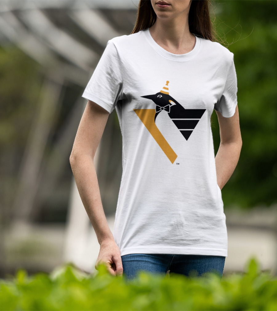 Pittsburgh Penguins Happy Birthday RoboPenguin NHL Party T-Shirt