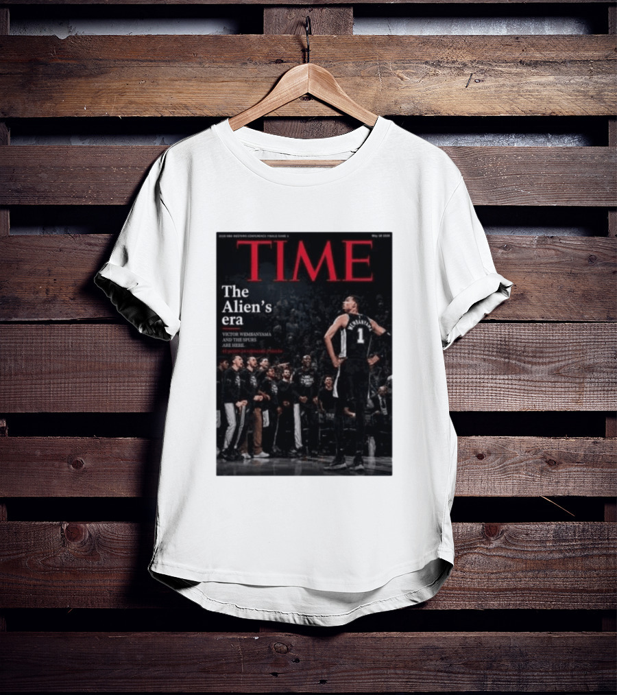 Victor Wembanyama The Alien's Era Time Spurs T-Shirt