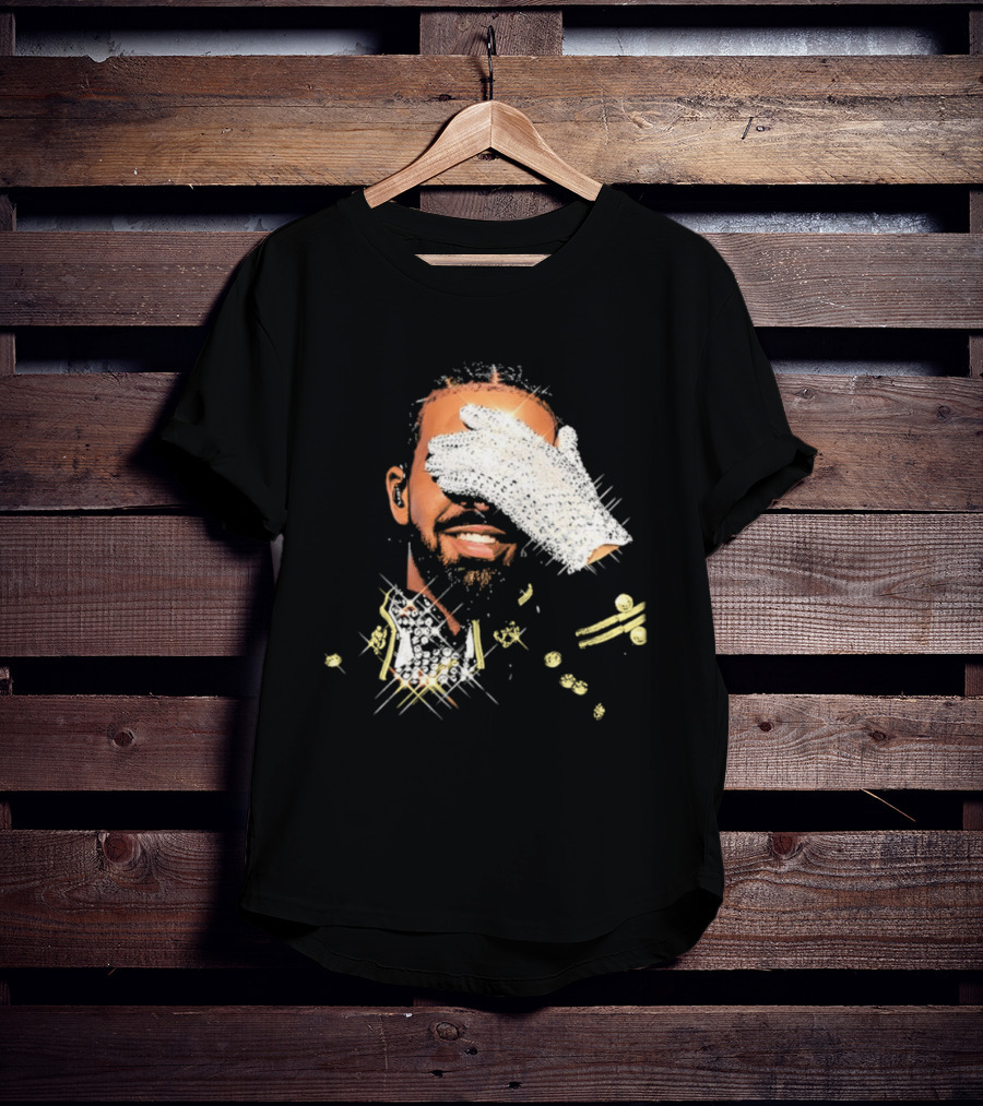 Drake Iceman Pay Tribute To Michael Jackson Glitter Glove Iconic Gesture T-Shirt