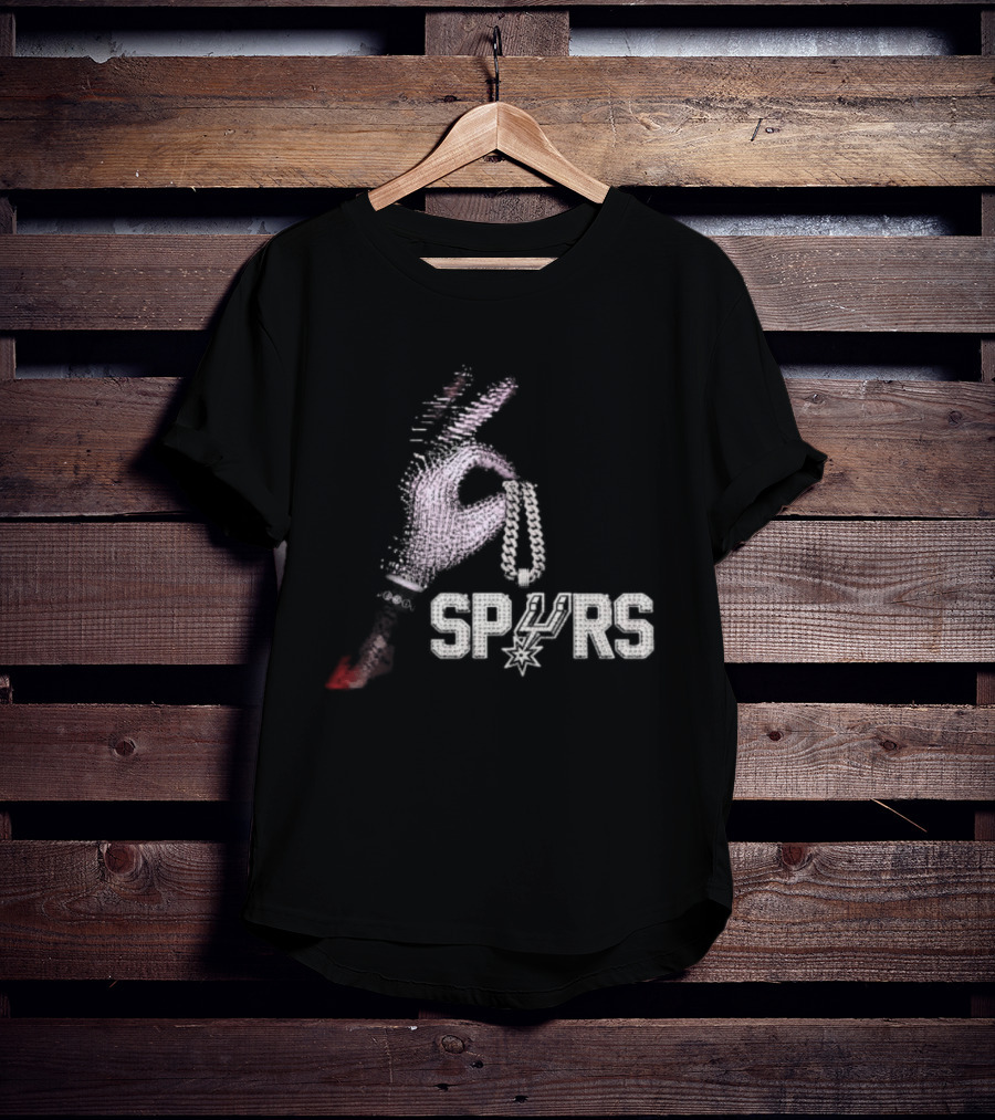 Drake Iceman Spurs Diamond Hand San Antonio Spurs T-Shirt