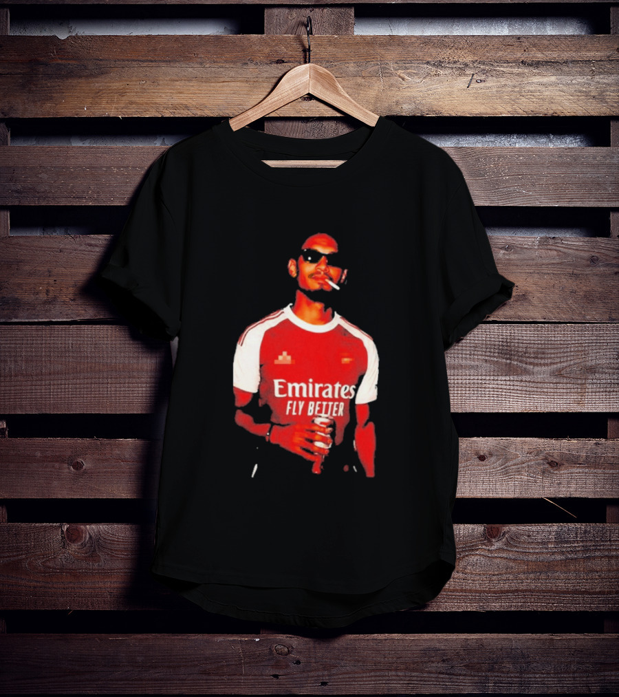 Gabriel Magalhaes Smoking Emirates Fly Better Arsenal T-Shirt