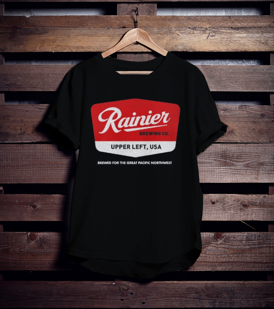 Rainier Brewing Co Upper Left USA Pacific Northwest T-Shirt