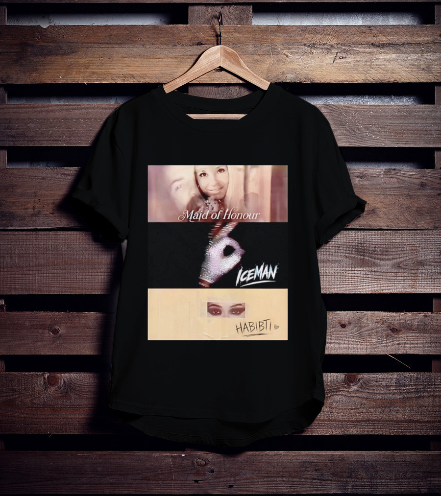 Maid Of Honour Iceman Habibti Mashup With Glove And Portraits T-Shirt