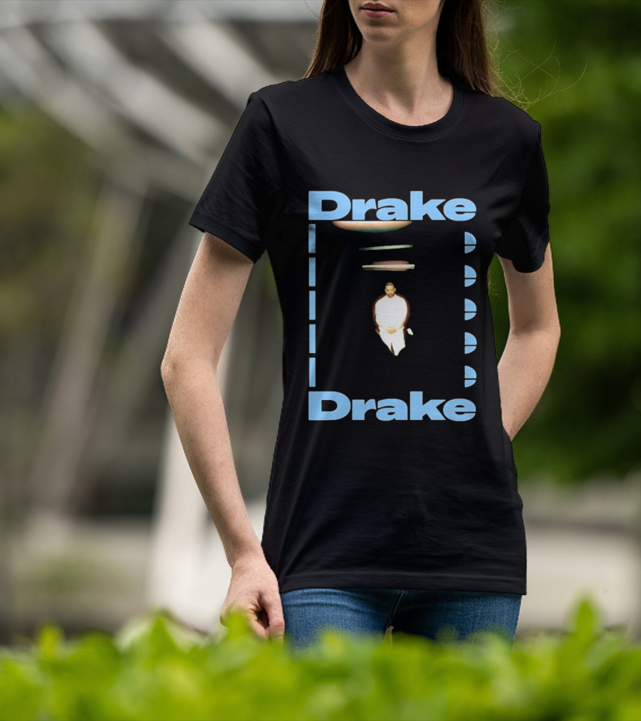 Drake Iceman 2026 Floating Figure Blue T-Shirt