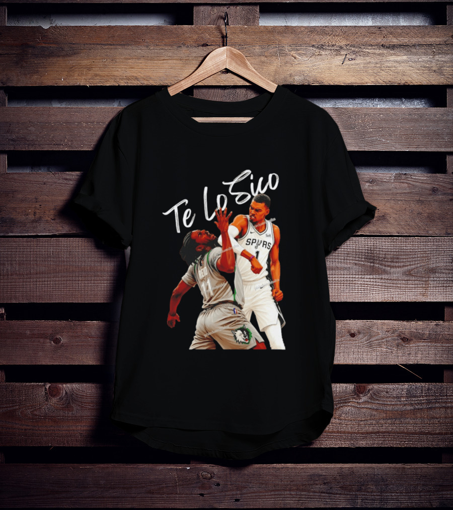 San Antonio Spurs Basketball Te Lo Sico Wemby Elbow Reid T-Shirt