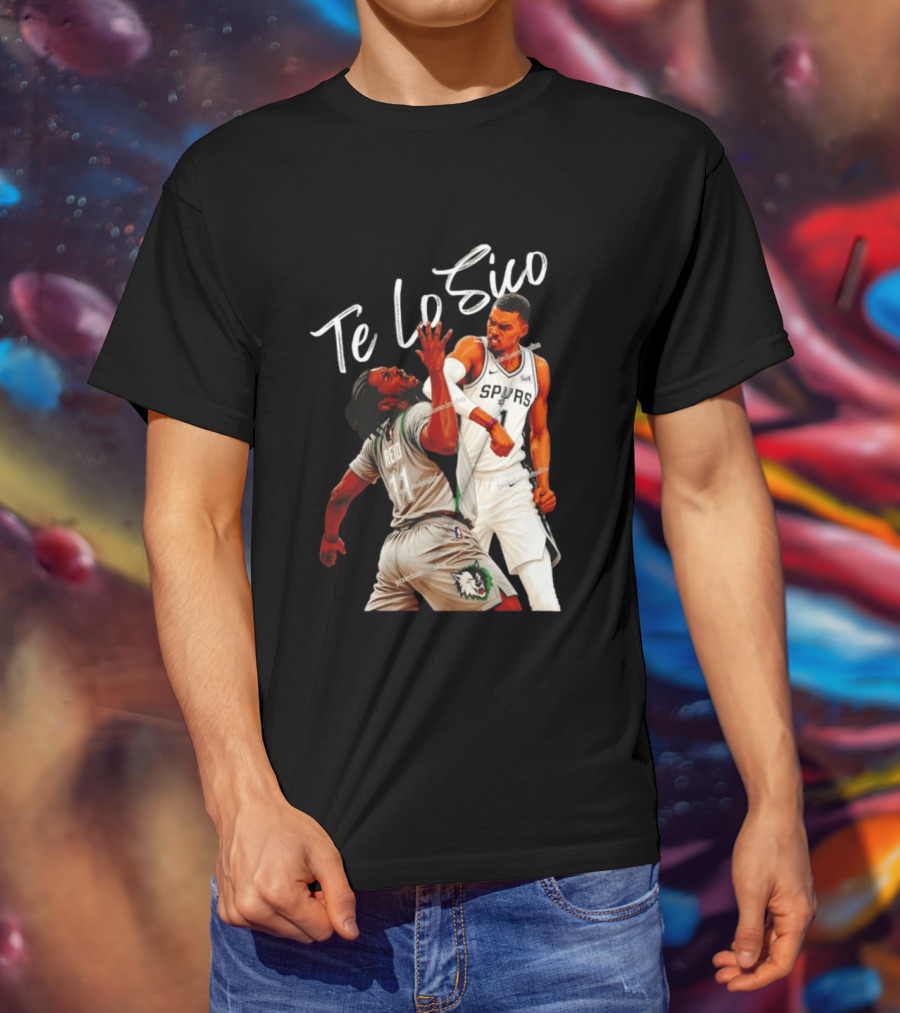 San Antonio Spurs Basketball Te Lo Sico Wemby Elbow Reid T-Shirt