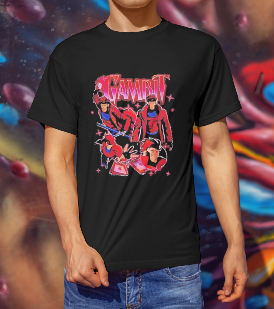 X Men Gambit Marvel Comic T-Shirt