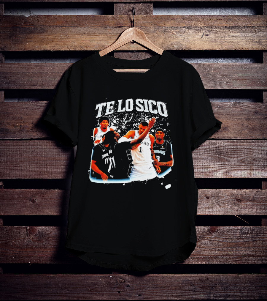 San Antonio Spurs Te Lo Sico Basketball Victor Wembanyama Naz Reid T-Shirt