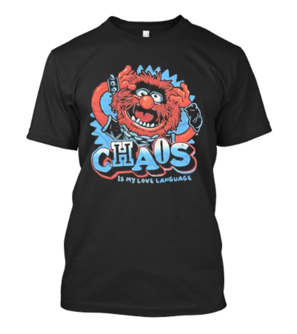 Muppets Animal Chaos Is My Love Language Drummer T-Shirt