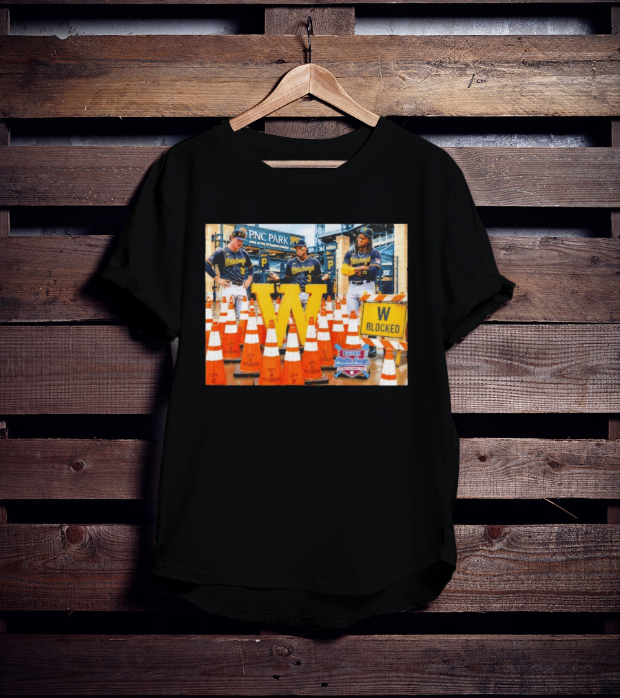 Skenes Jones Keller Pittsburgh Pirates PNC Park W Blocked T-Shirt