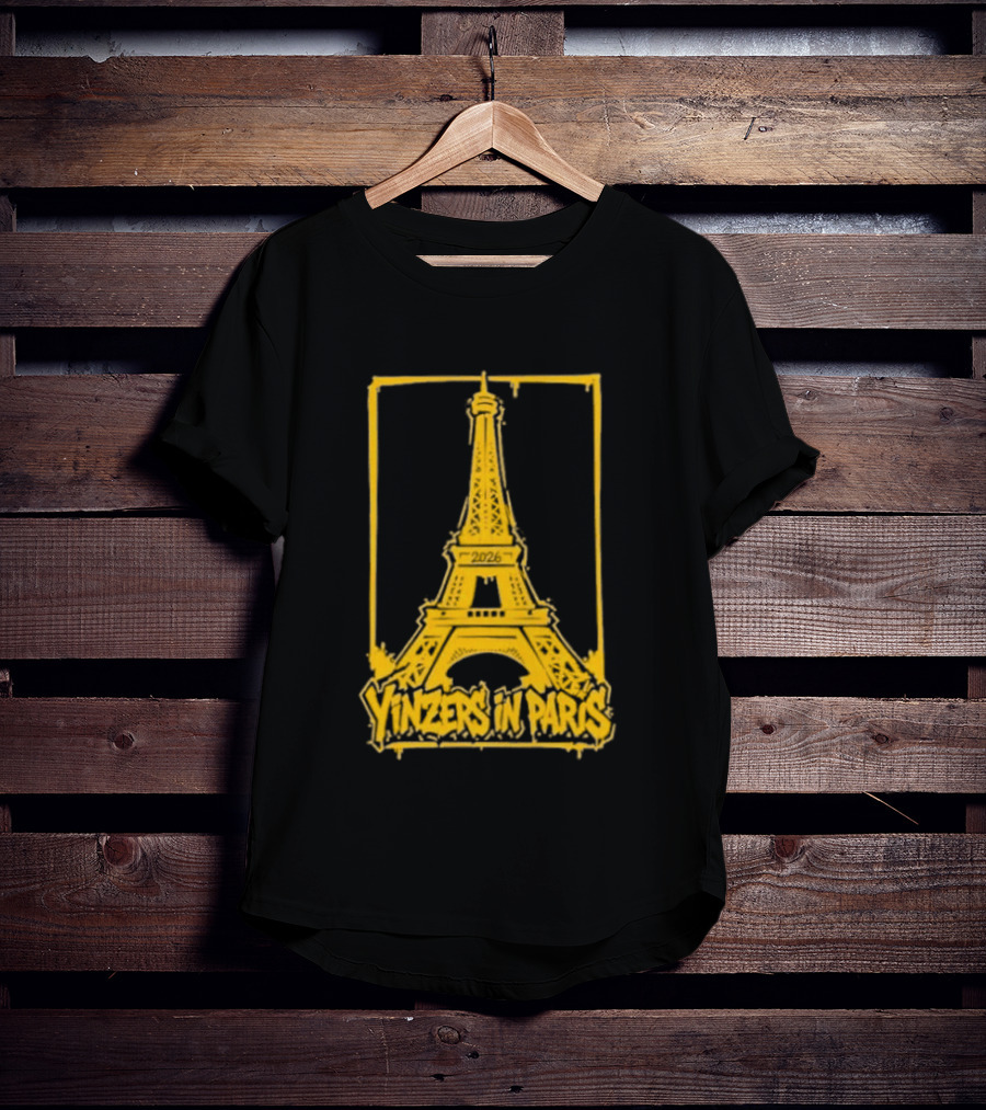 Pittsburgh Steelers Yinzers In Paris Eiffel Tower 2026 T-Shirt
