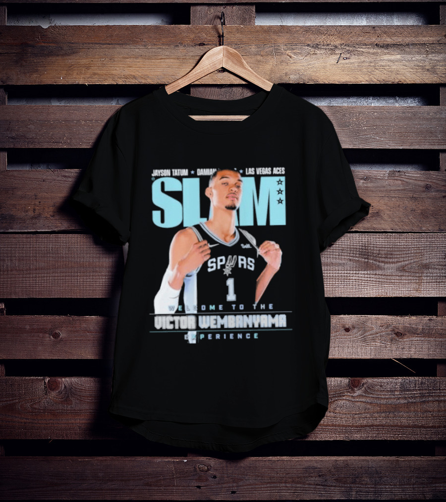 SLAM Victor Wembanyama Spurs Experience Welcome T-Shirt