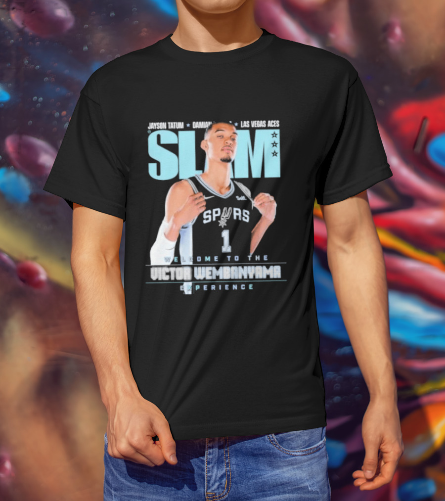 SLAM Victor Wembanyama Spurs Experience Welcome T-Shirt