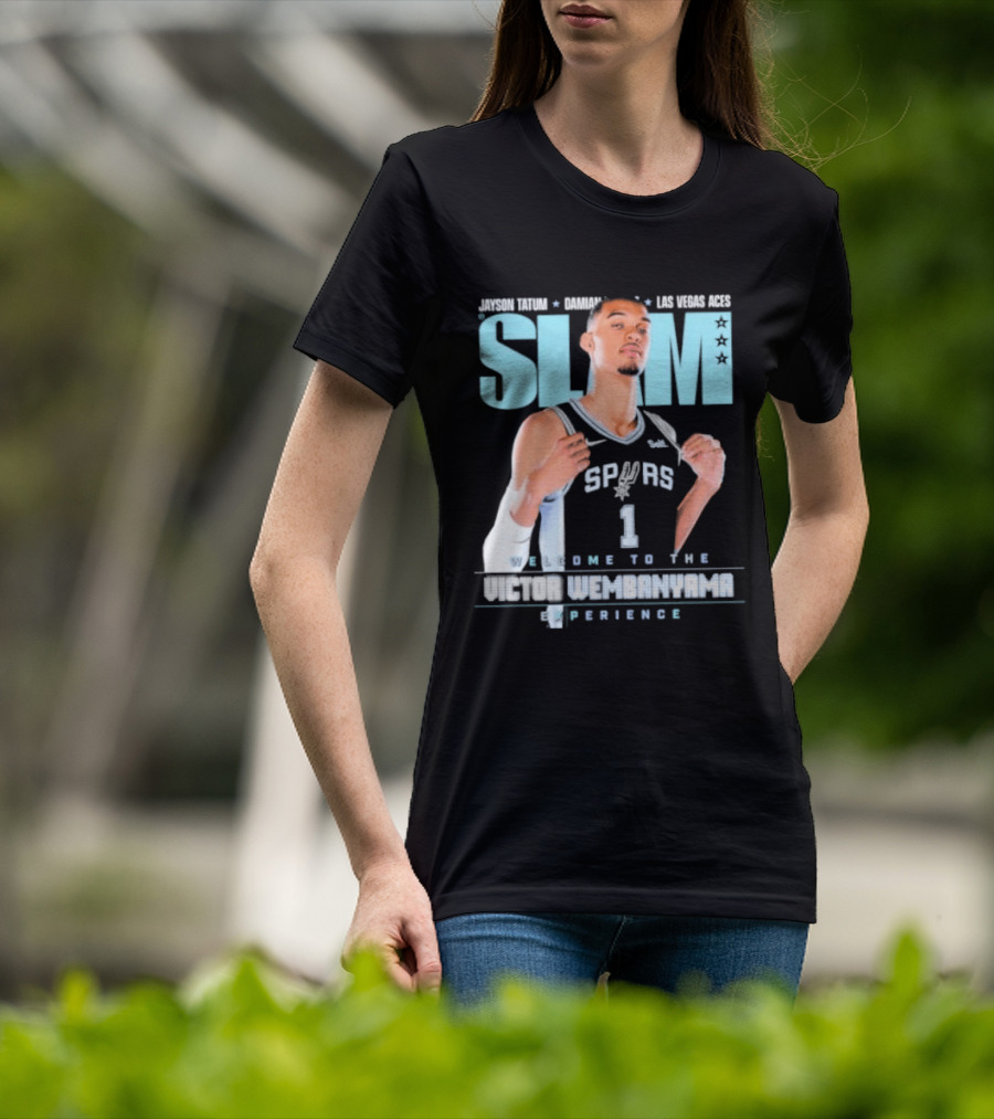 SLAM Victor Wembanyama Spurs Experience Welcome T-Shirt