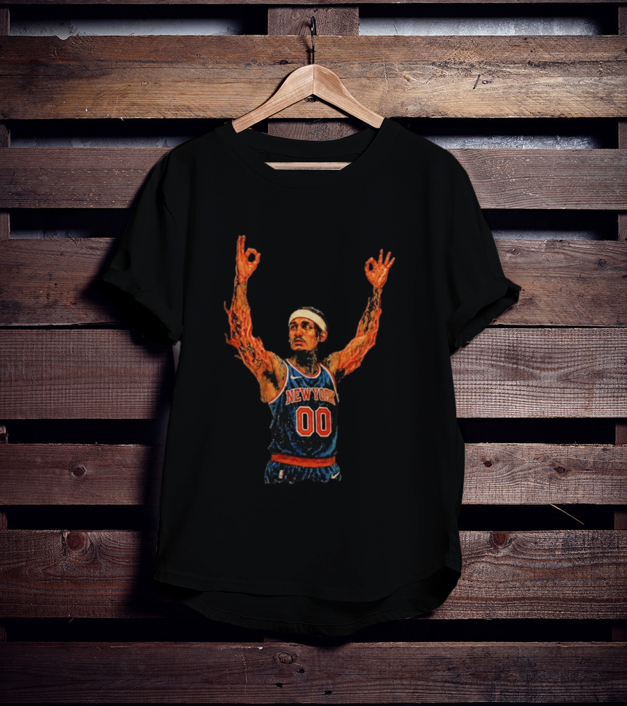 New York Knicks Ben Stiller MSG Game 1 Basketball Jersey 00 T-Shirt