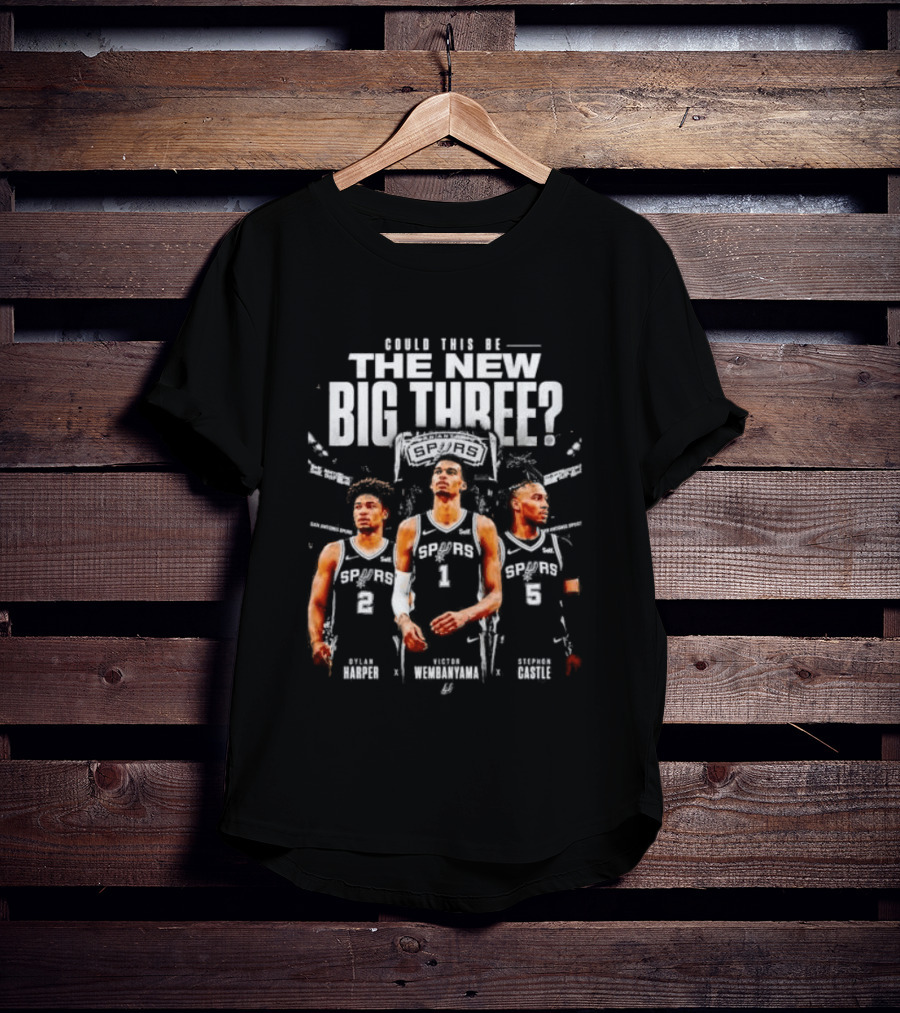 Could This Be The New Big Three San Antonio Spurs Basketball Legends T-Shirt