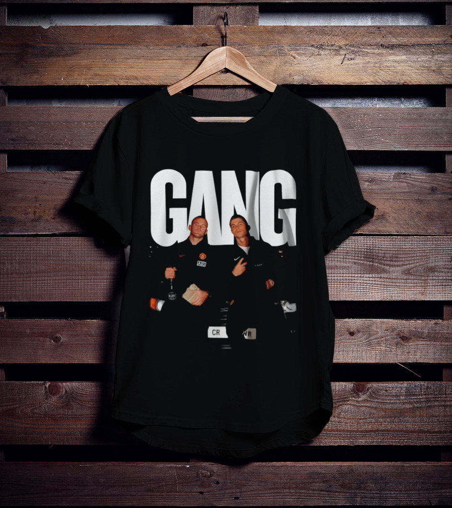 Cristiano Ronaldo Wayne Rooney Manchester United Gang T-Shirt