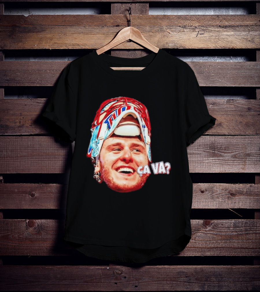 Dobeš Ça Va Big Face New Jersey Devils Hockey Fans Iconic Expression T-Shirt