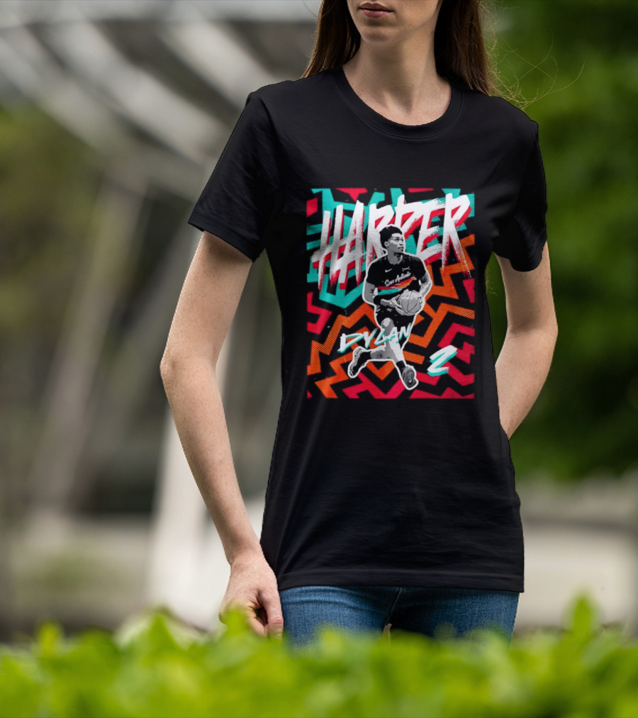 Dylan Harper San Antonio Spurs 2 NBA Fiesta T-Shirt