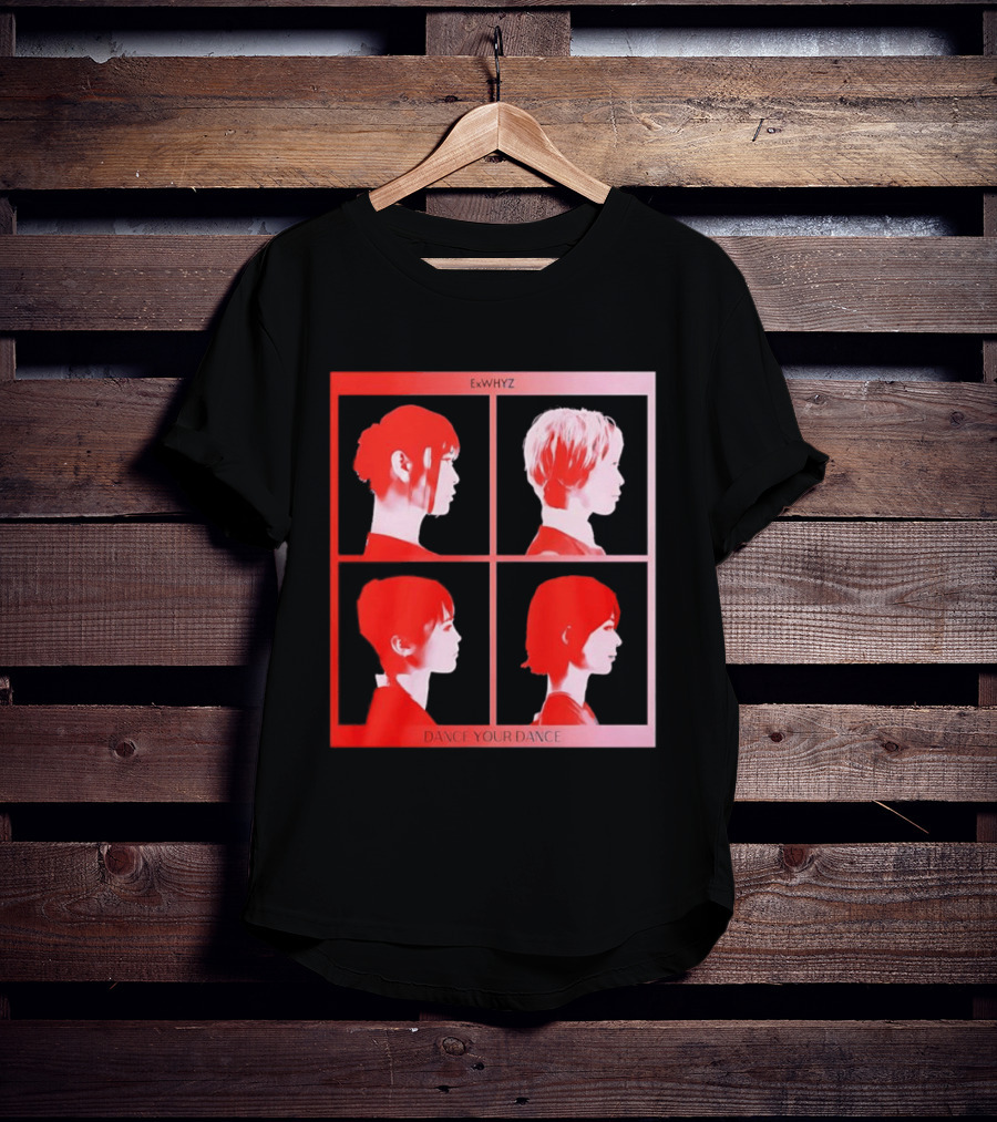 Exwhyz Dance Your Dance Four Profiles Red Frame T-Shirt