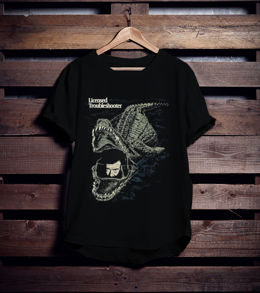 Licensed Troubleshooter Giant Crocodile Dark Adventure T-Shirt