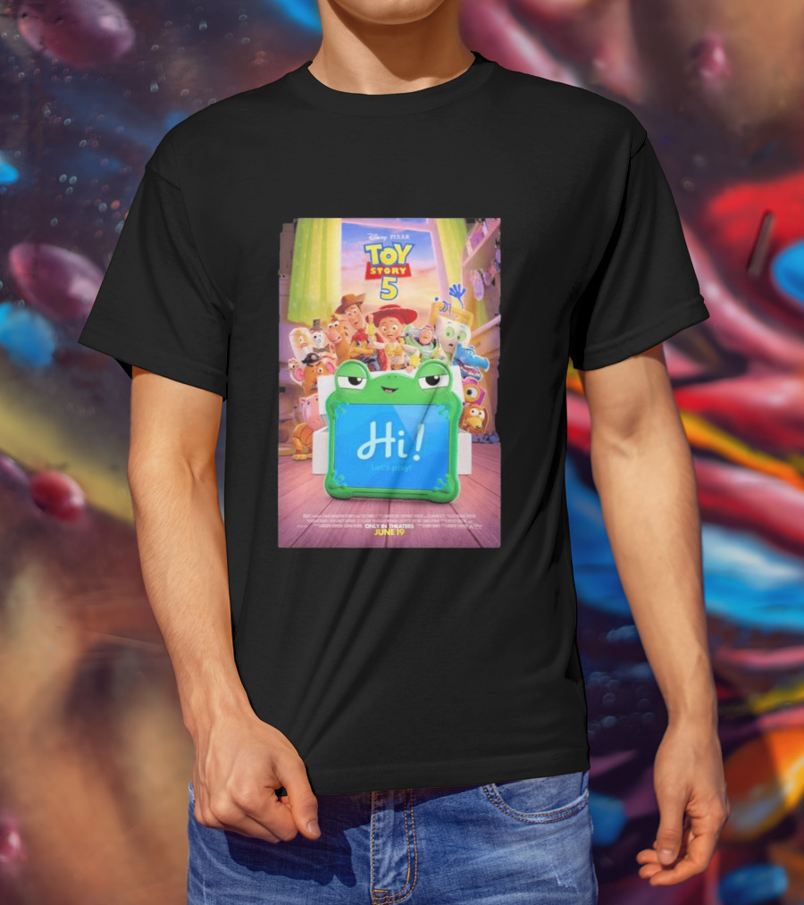 Disney Pixar Toy Story 5 Hi! Let's Play In Theaters June 19 Playtime Has A New Look T-Shirt