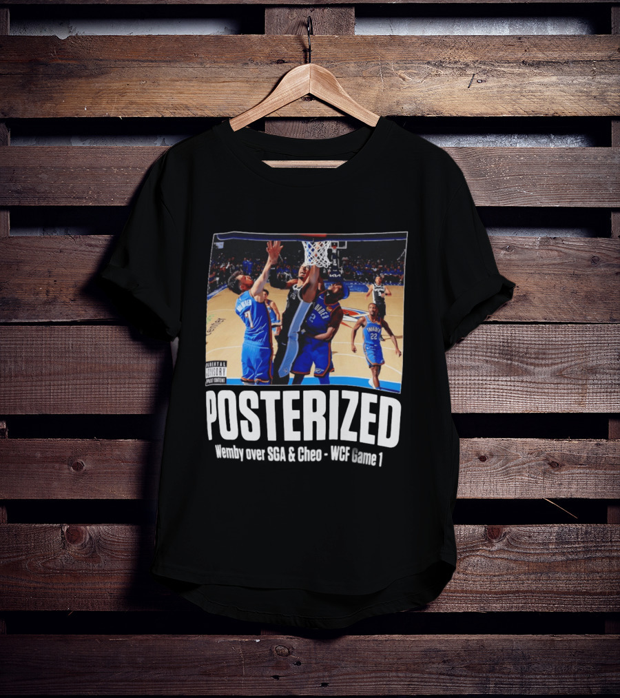 Ized Victor Wembanyama Chet Holmgren Shai Gilgeous Alexander NBA Game 1 2026 T-Shirt