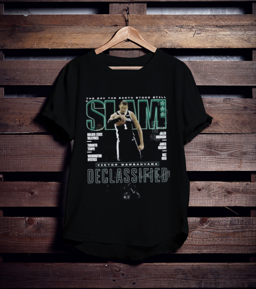 SLAM Victor Wembanyama Declassified The Day The Earth Stood Still T-Shirt