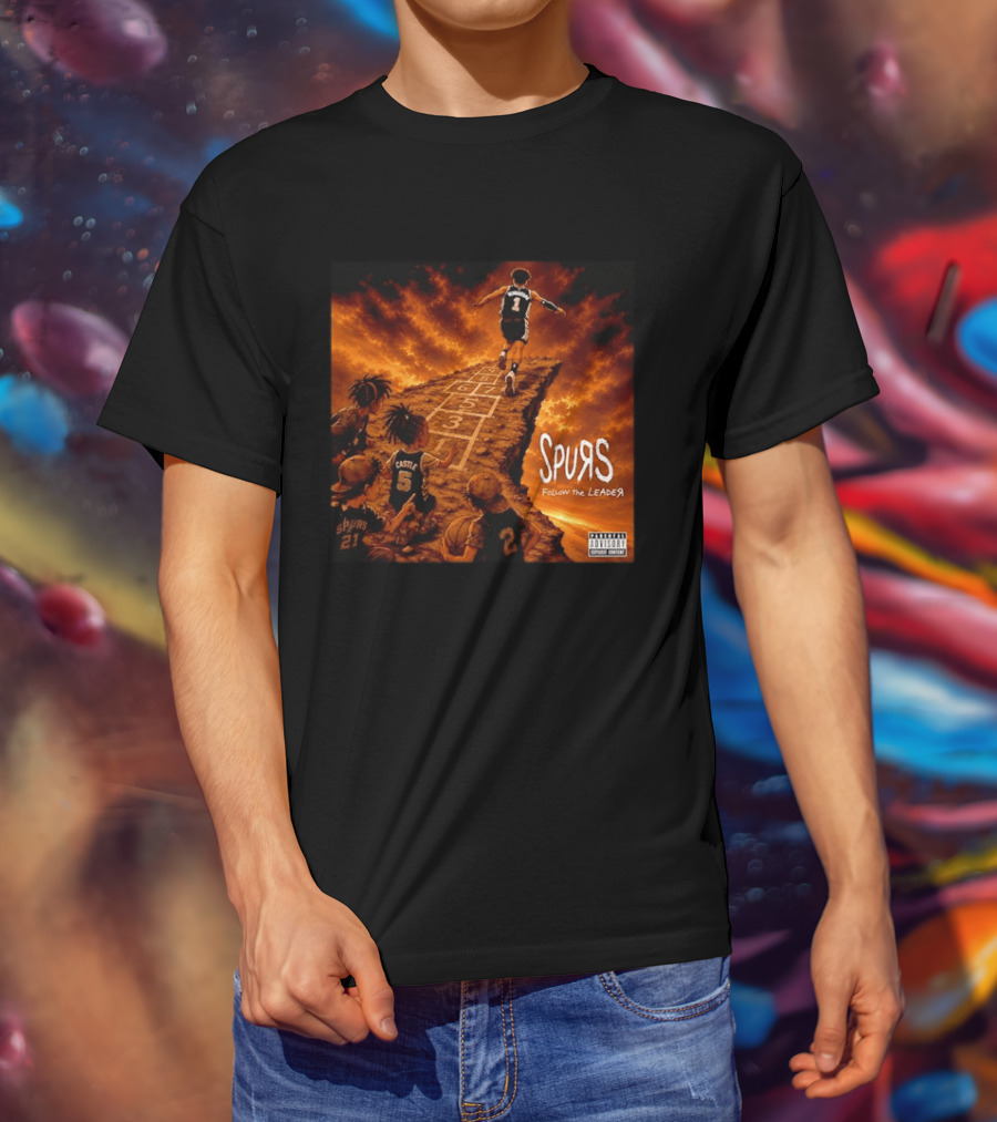 Victor Wembanyama Spurs Follow The Leader San Antonio NBA T-Shirt