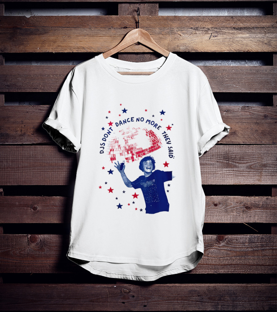 DJS Don't Dance No More They Said Funny DJ Enthusiast Graphic With Stars And Music T-Shirt