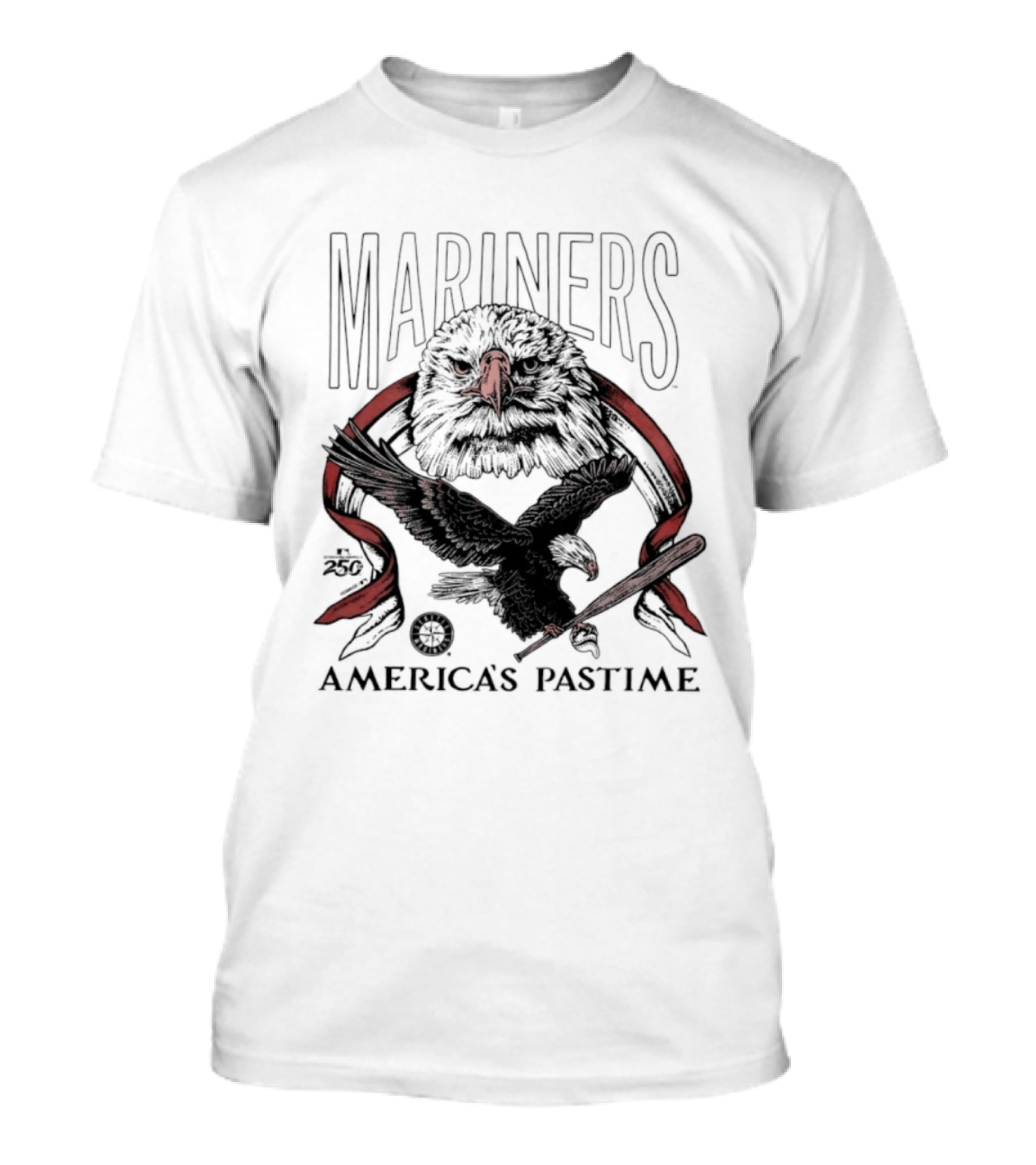 Mariners America's Pastime Bald Eagle Celebration T-Shirt