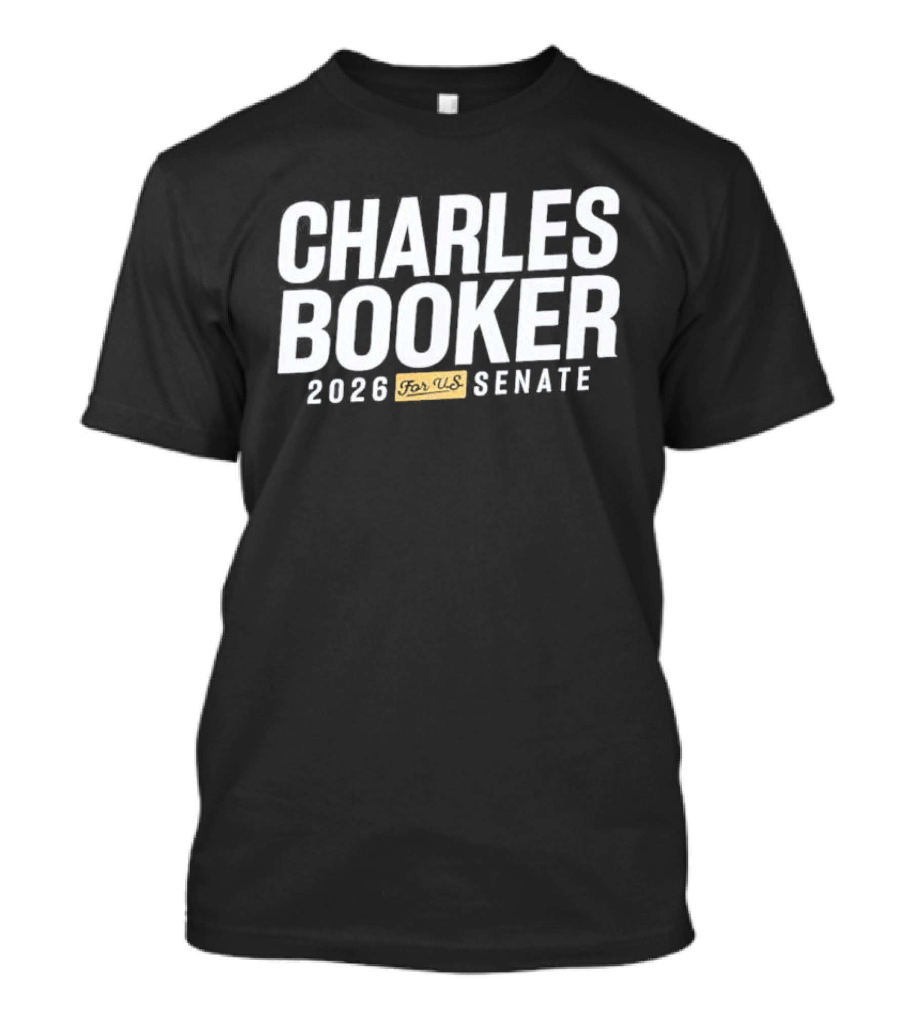 Charles Booker 2026 Bold US Senate Campaign T-Shirt